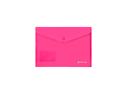 Document holder bag, A5, PP, snap, PANTA PLAST, neon pink